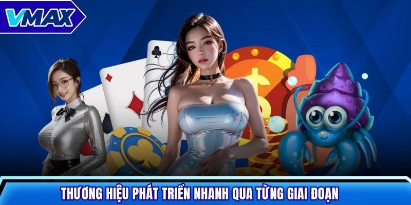 Thương hiệu phát triển nhanh qua từng giai đoạn